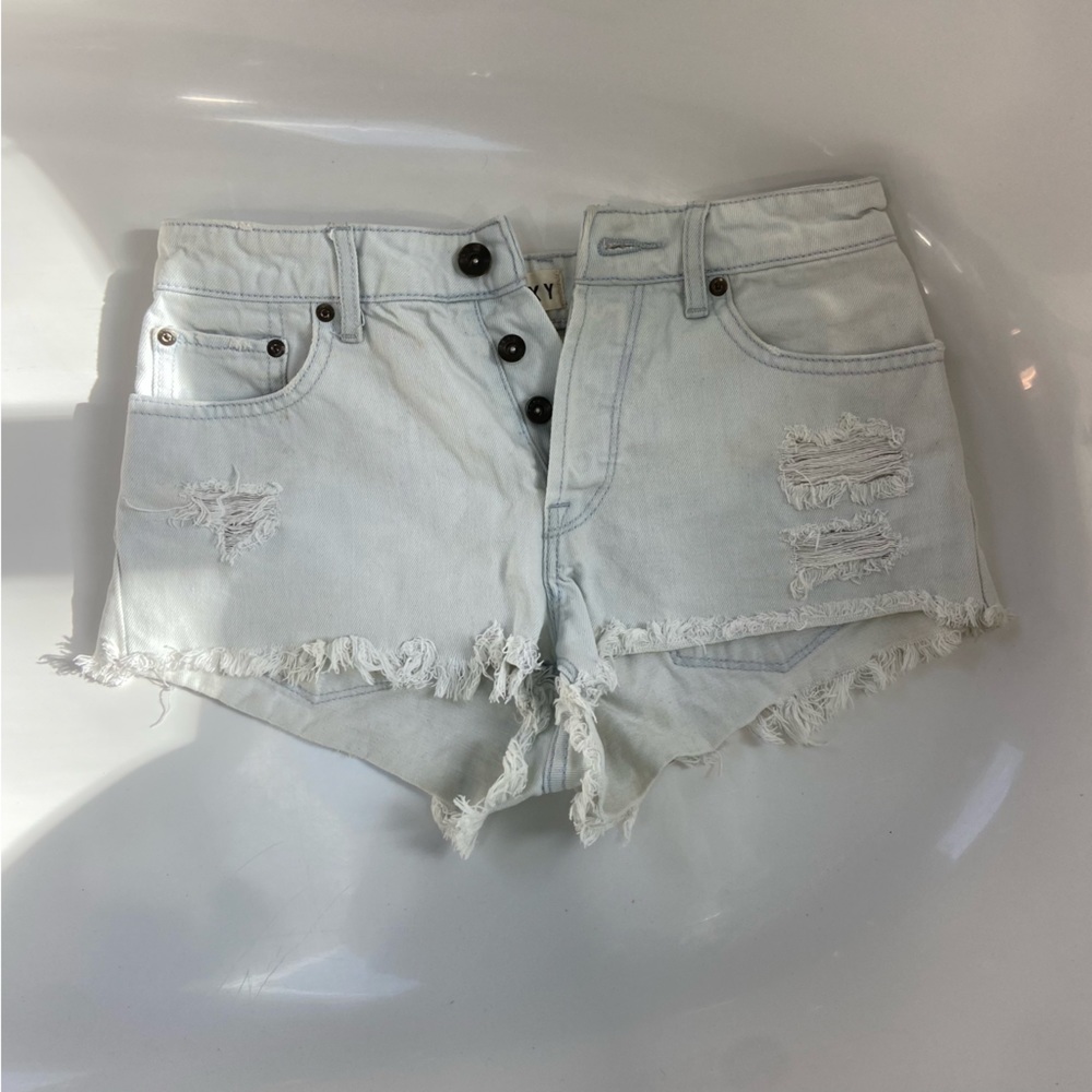 Roxy Distressed Denim Shorts